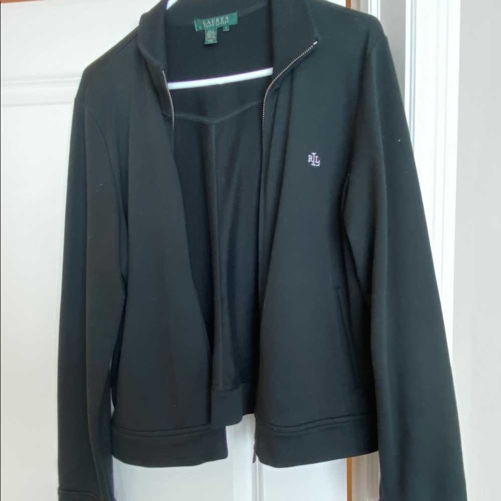 Ralph Lauren Black Cotton Jacket. Excellent condition.